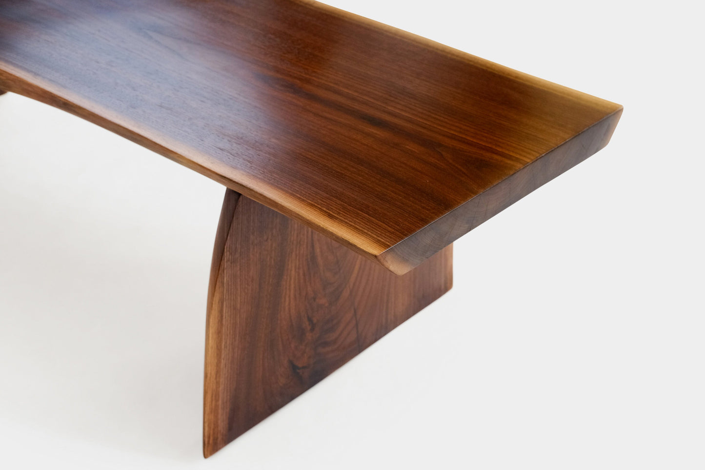 Live Edge Black Walnut Coffee Table l Single Slab Wood #3