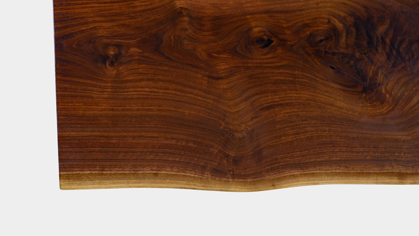 Live Edge Black Walnut Coffee Table l Single Slab Wood #3