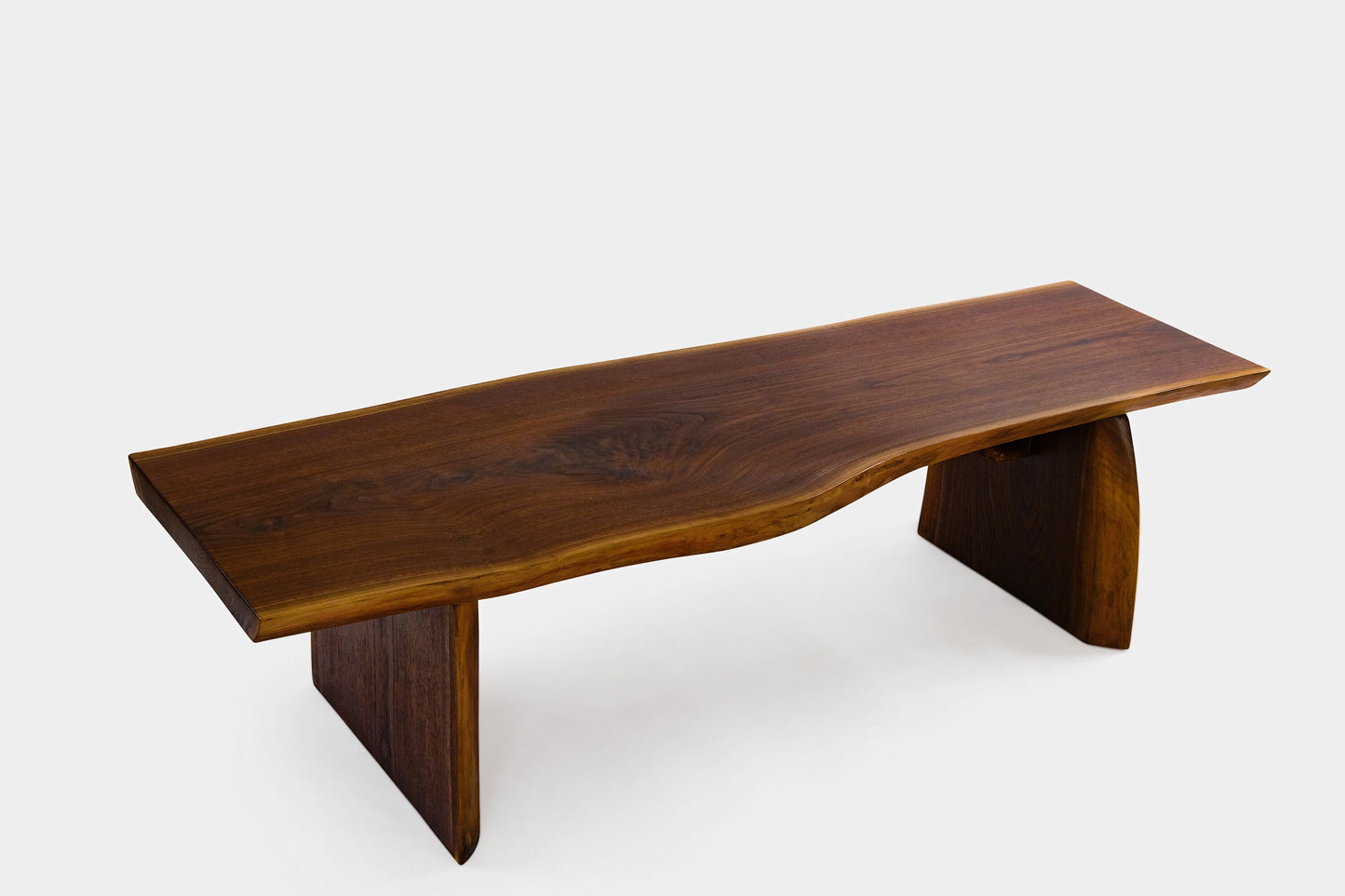 Live Edge Black Walnut Coffee Table l Single Slab Wood #3